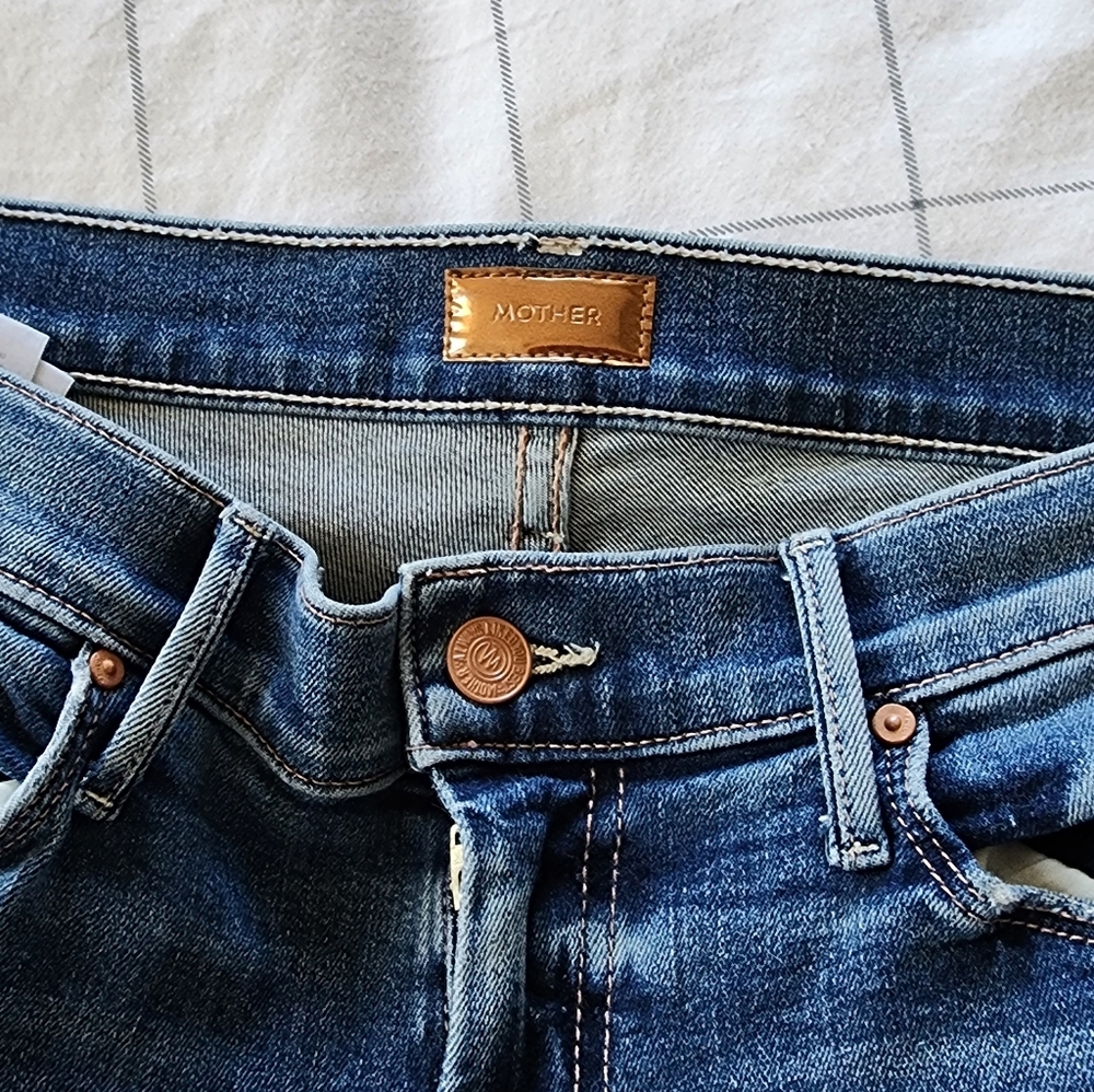 Mother Blue Denim Jeans